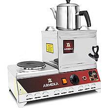 ARMEKA 1 GÖZLÜ PLEYTLİ ELEKTRİKLİ ÇAY MAKİNASI 