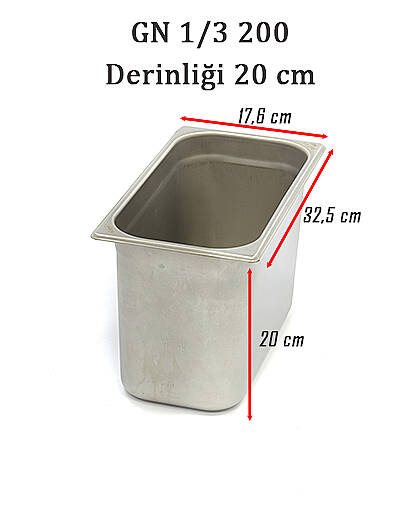GASTRONOM KÜVET 1/3 200