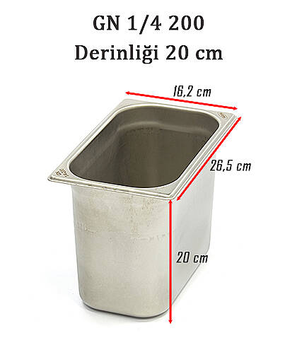 GASTRONOM KÜVET 1/4 200