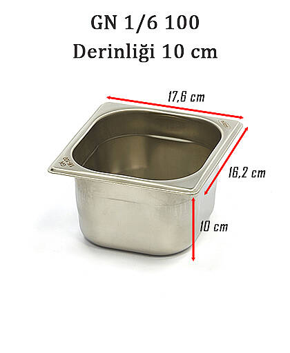 GASTRONOM KÜVET 1/6 100