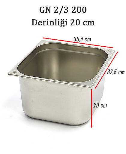 GASTRONOM KÜVET 2/3 200